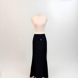 MIRELLA Y2K WHIMSYGOTH MAXI SKIRT VINTAGE HOT TOPIC GOTHIC RAVE SZ SMALL, 28” W